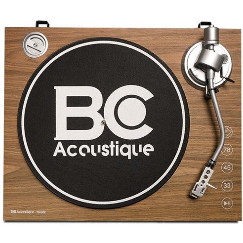 BC Acoustique TD-922 - Platine Vinyle - Noir, Acajou, Bois Clair ou Noyer