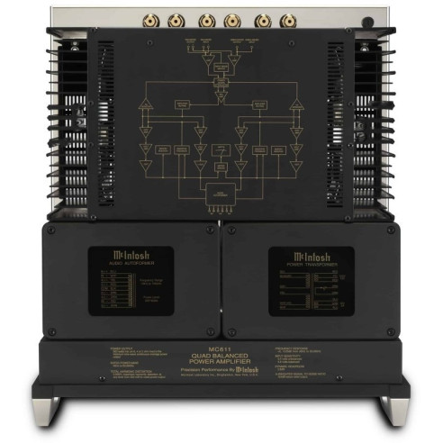 McIntosh MC611 - Bloc de Puissance Mono 1x600W - Noir