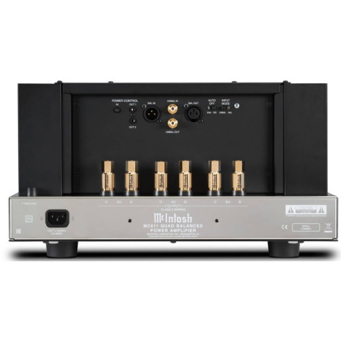 McIntosh MC611 - Bloc de Puissance Mono 1x600W - Noir