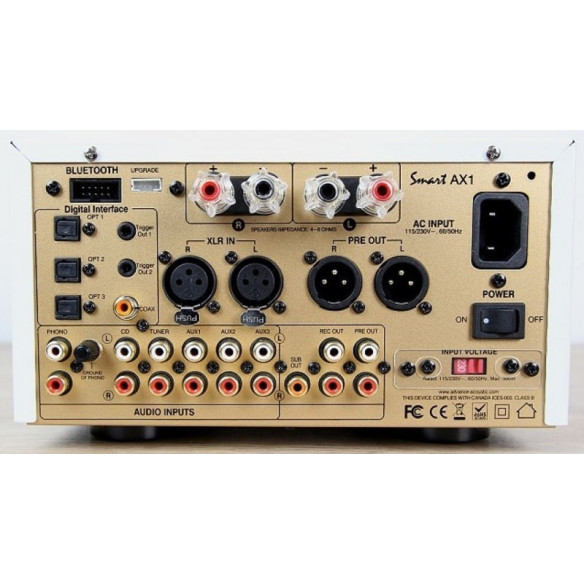 Advance Paris AX1 - Ampli Stéréo - Noir ou Blanc