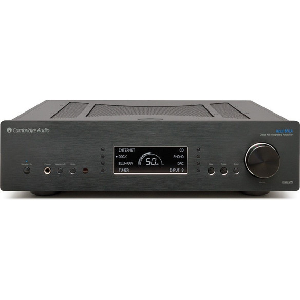 Cambridge 851A Azur - Ampli Stéréo Noir ou Silver