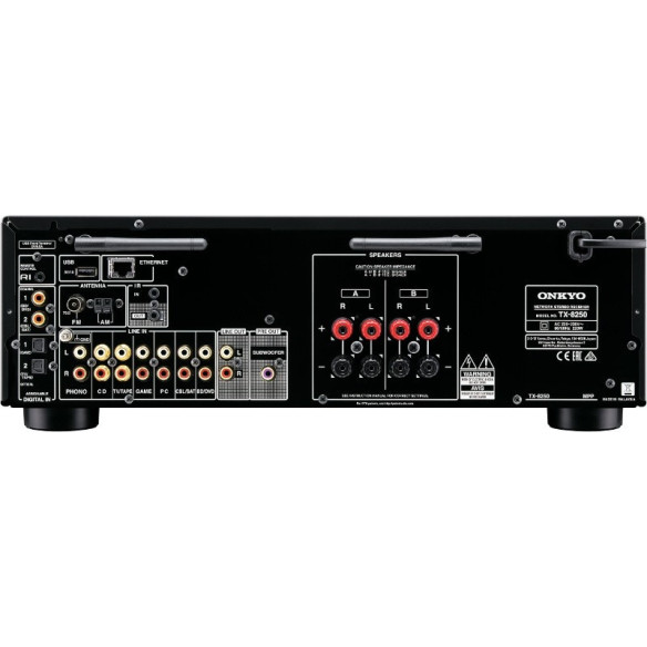 Onkyo TX-8250 - Ampli-Tuner Stéréo Réseau - Noir ou Silver
