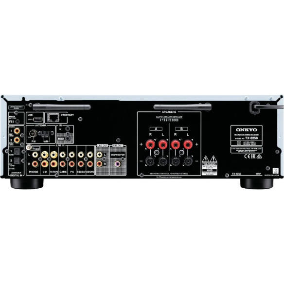 Onkyo TX-8250 - Ampli-Tuner Stéréo Réseau - Noir ou Silver