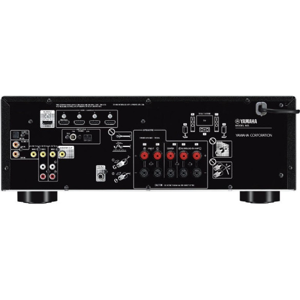 Yamaha RX-V385 - Ampli Home Cinéma - Noir ou Titane