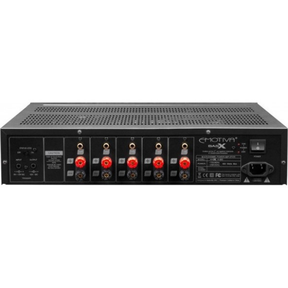 Emotiva BasX MC-700 + A-500 - Préampli Home Cinéma avec bloc 5x80W