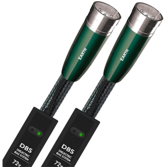 Audioquest Earth XLR - Câbles de Modulation 72V DBS Carbon - La paire
