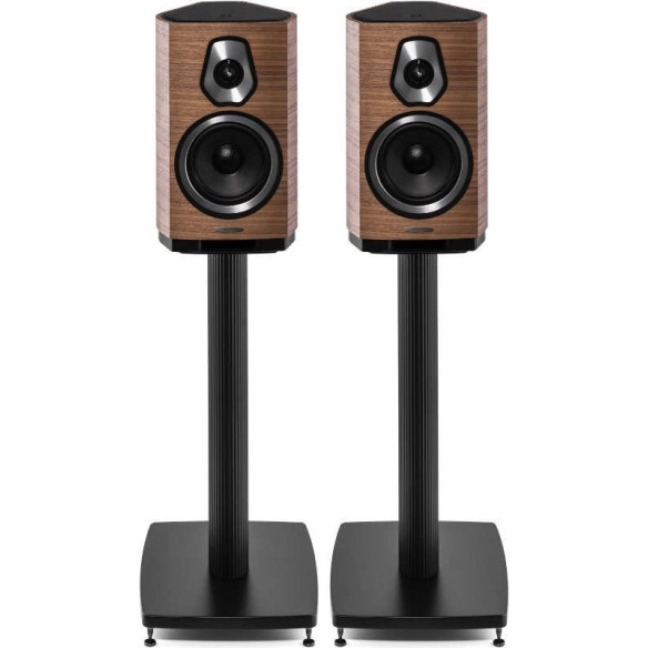 Sonus Faber Sonetto II - Enceintes Bibliothèques - Laquée Noire, Blanc Satin ou Noyer