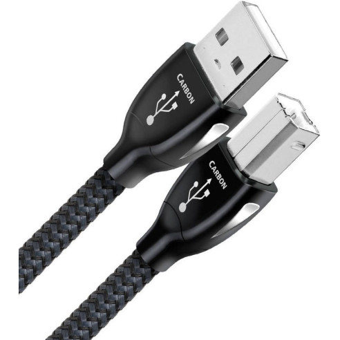 Audioquest Carbon USB - Câble USB A / USB B / USB C / Lightning / Micro B 2.0 - 0,75m / 1,5m / 3m / 5m