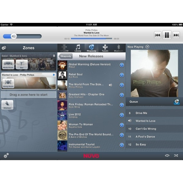 NuVo P100 - Lecteur Réseau avec ampli 2x20w sans Fil
