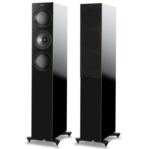 KEF R7 - Enceintes Colonnes - Laqué Noire, Laqué Blanche ou Noyer