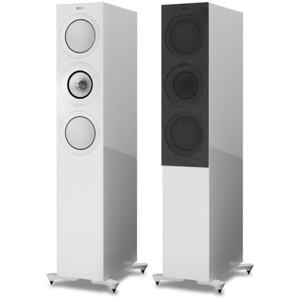KEF R7 - Enceintes Colonnes - Laqué Noire, Laqué Blanche ou Noyer