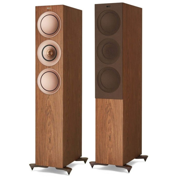 KEF R7 - Enceintes Colonnes - Laqué Noire, Laqué Blanche ou Noyer