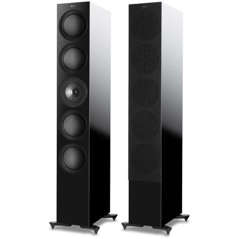 KEF R11 - Enceintes Colonnes - Laqué Noire, Laqué Blanche ou Noyer