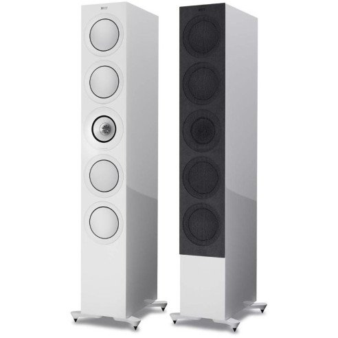 KEF R11 - Enceintes Colonnes - Laqué Noire, Laqué Blanche ou Noyer