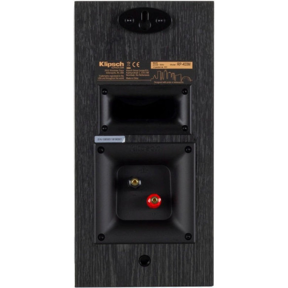 Klipsch RP-400M - Enceintes Bibliothèques - Bois Noir
