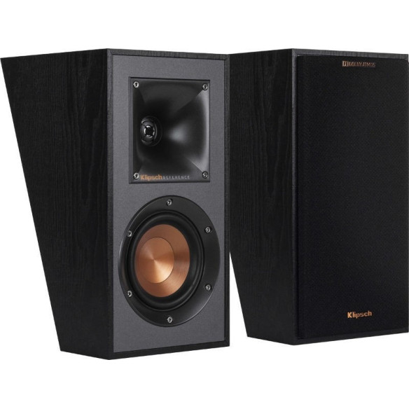 Klipsch R-41SA - Enceintes Dolby Atmos - Bois Noir