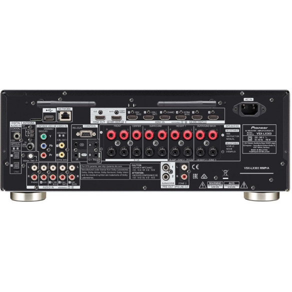 Pioneer VSX-LX303 - Ampli Home Cinéma - Noir ou Silver