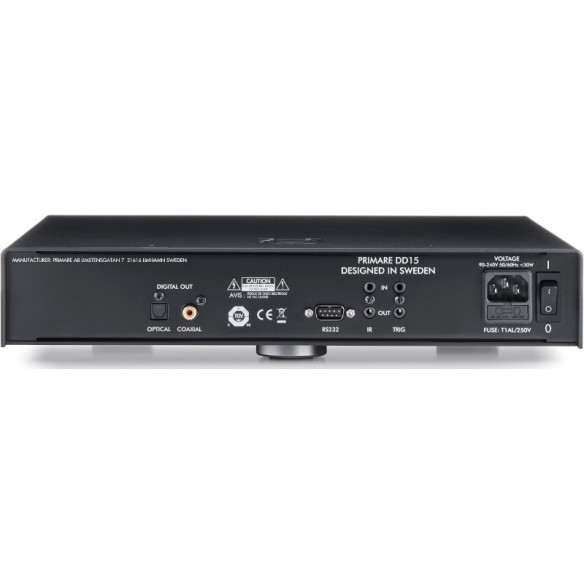 Primare DD15 - Transport CD - Noir