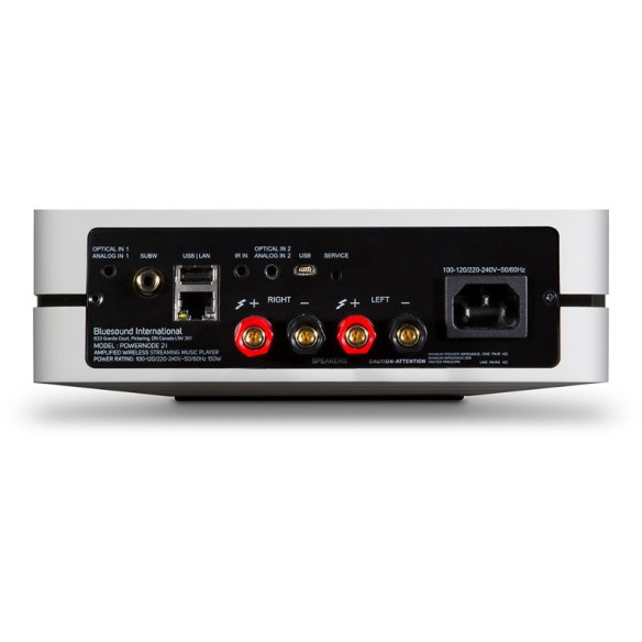Bluesound POWERNODE 2i - Ampli Stéréo - Noir ou Blanc