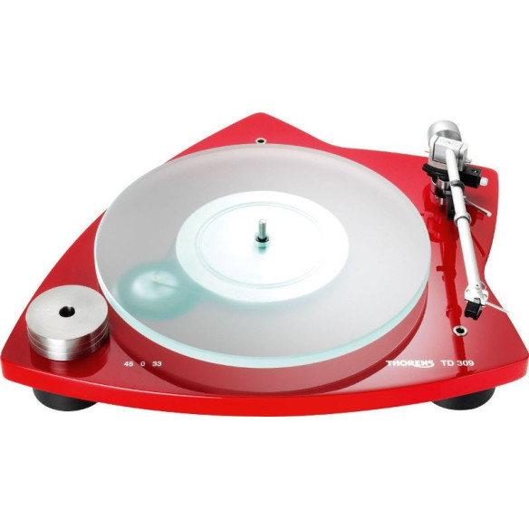Thorens TD 309 - Platine Vinyle - Laquée Noire, Laquée Blanche ou Laquée Rouge