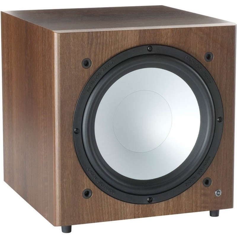 Monitor Audio Bronze BXW10 Caisson de Grave Noir, Walnut, Noyer, Rosenut