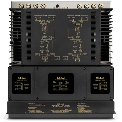 McIntosh MC312 - Bloc de Puissance 2x 300W - Noir