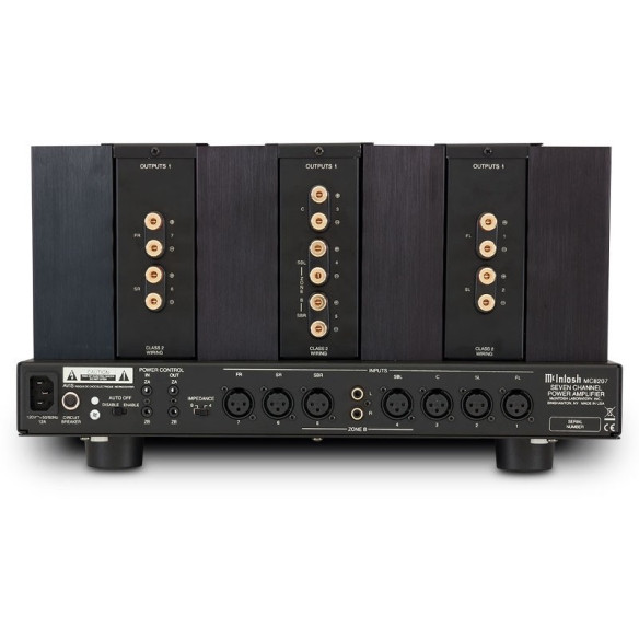 McIntosh MC8207 - Bloc de Puissance 7x200W - Noir