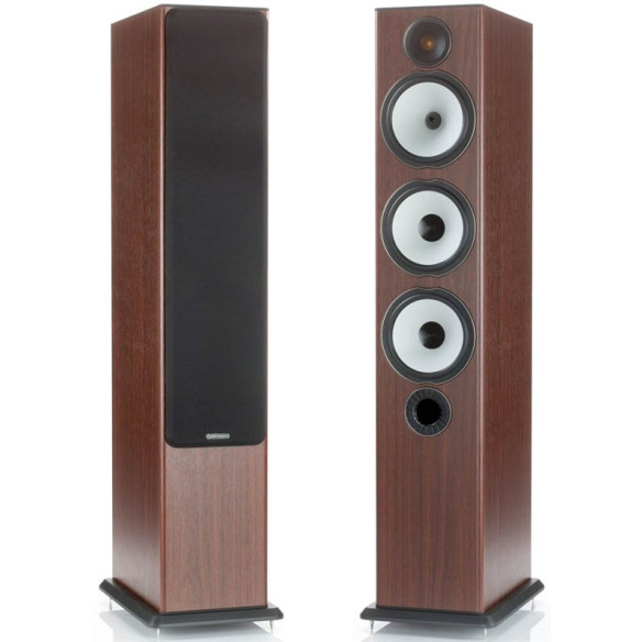 Monitor Audio Bronze BX6 - Enceintes Colonnes Noir, Walnut, Noyer, Rosenut