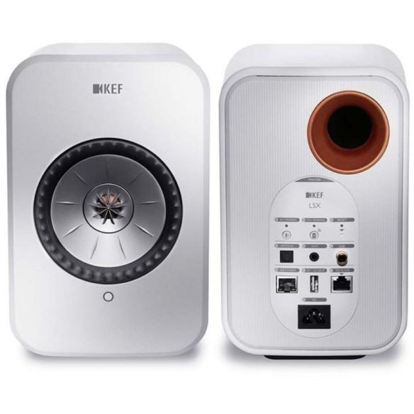 KEF LSX - Enceintes sans fil - Noir, Blanc, Bleu, Rouge ou Vert