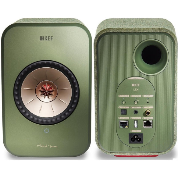 KEF LSX - Enceintes sans fil - Noir, Blanc, Bleu, Rouge ou Vert