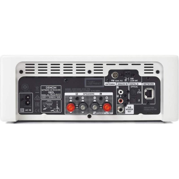 Denon CEOL-N10 - Micro Chaîne - Noir, Blanc ou Gris