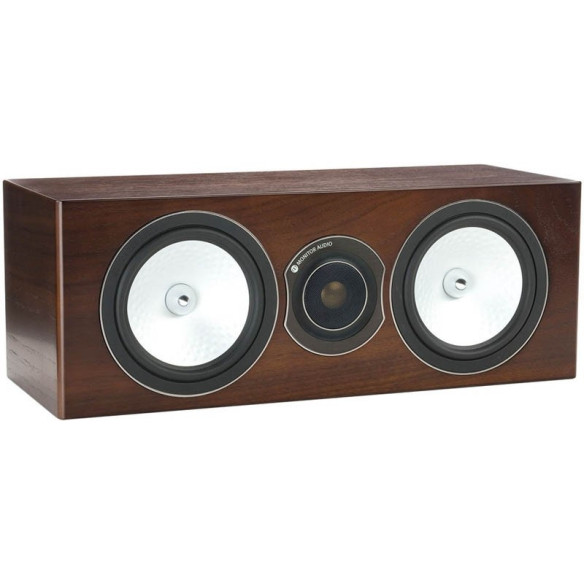 Monitor Audio Silver RXLCR - Enceinte Centrale Noir, Noir Laqué, Walnut, Noyer, Rosenut, Blanc Laqué