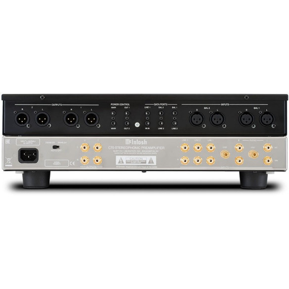 McIntosh C70 - Préampli Stéréo à Tube - Noir