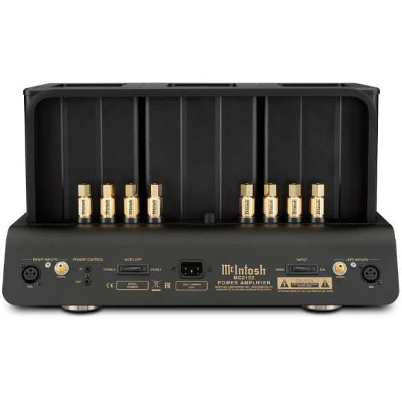 McIntosh MC2152 - Bloc de Puissance à Tube - Noir