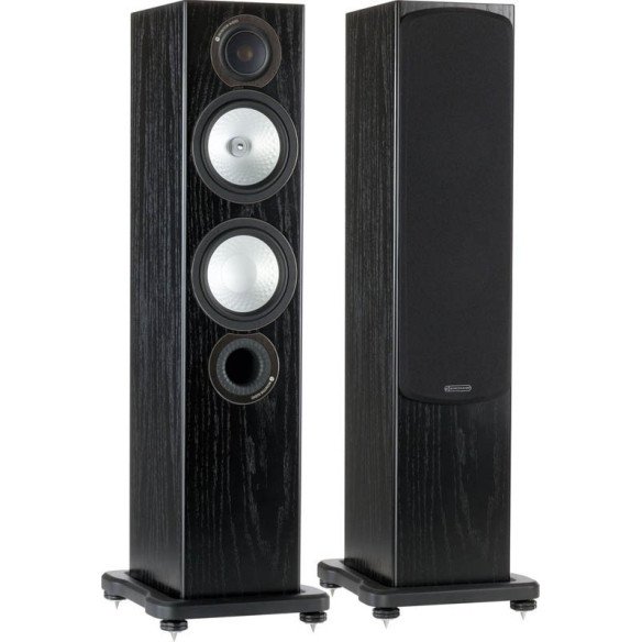 Monitor Audio Silver RX6 - Enceintes Colonnes Noir, Noir Laqué, Walnut, Noyer, Rosenut, Blanc Laqué