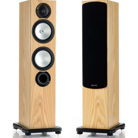 Monitor Audio Silver RX6 - Enceintes Colonnes Noir, Noir Laqué, Walnut, Noyer, Rosenut, Blanc Laqué