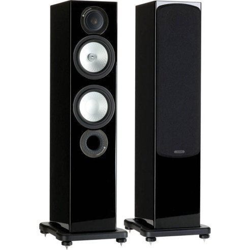 Monitor Audio Silver RX6 - Enceintes Colonnes Noir, Noir Laqué, Walnut, Noyer, Rosenut, Blanc Laqué