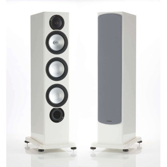 Monitor Audio Silver RX8 - Enceintes Colonnes Noir, Noir Laqué, Walnut, Noyer, Rosenut, Blanc Laqué