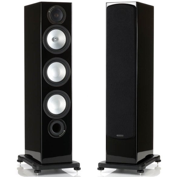 Monitor Audio Silver RX8 - Enceintes Colonnes Noir, Noir Laqué, Walnut, Noyer, Rosenut, Blanc Laqué