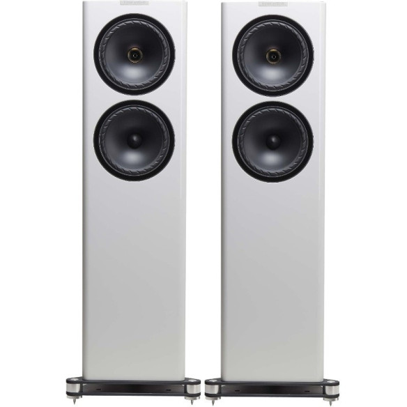 Fyne Audio F702 - Enceintes Colonnes - Laquée Noire, Laquée Blanche ou Walnut Brillant