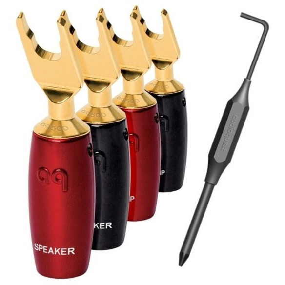 6x Audioquest SureGrip 500 - Fourches - Silver ou Gold