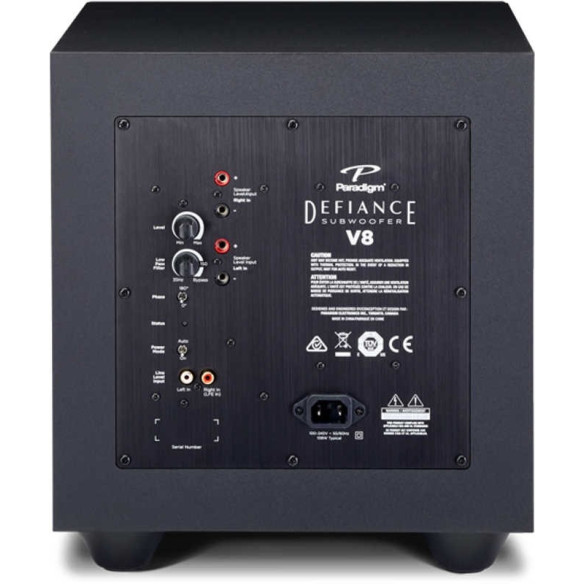 Paradigm Defiance V8 - Caisson de Basses - Noir