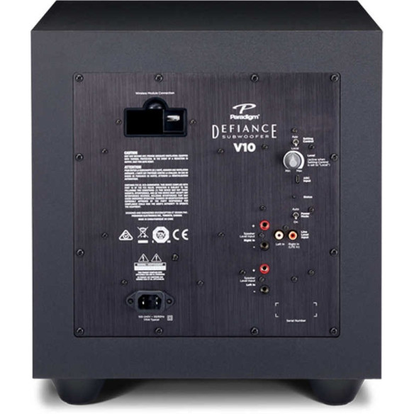 Paradigm Defiance V10 - Caisson de Basses - Noir