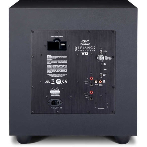Paradigm Defiance V12 - Caisson de Basses - Noir