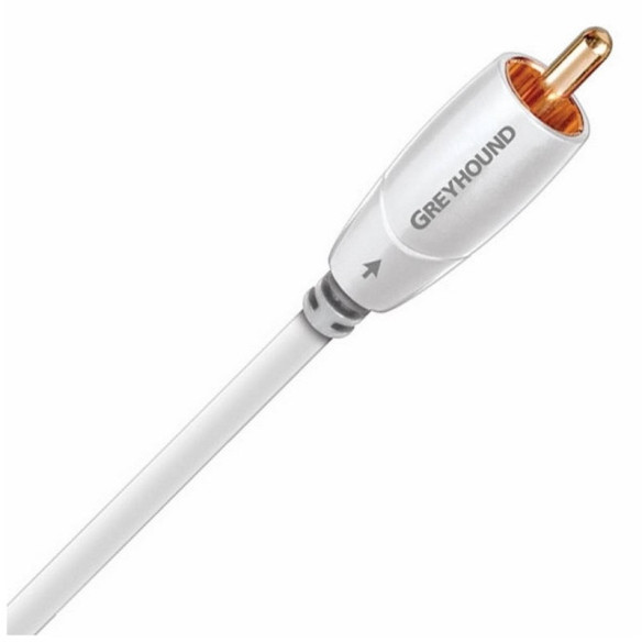 Audioquest Greyhound - Câble Caisson fin en blanc pour intégration - 2m / 3m / 5m / 8m / 12m / 16m / 20m