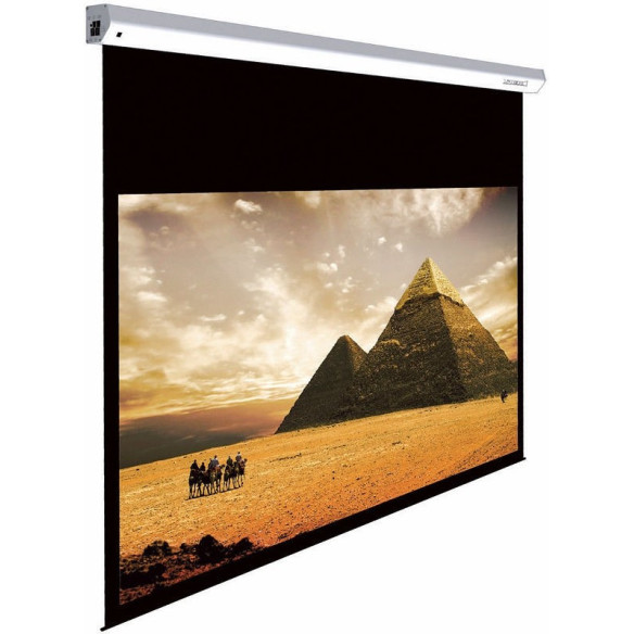 Lumene Majestic HD Electric Screen 16/9 - Écran de Projection Motorisé - Carter Blanc