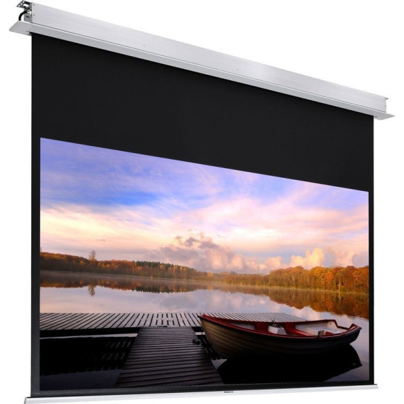 Lumene Showplace HD 16/9 - Écran de Projection Encastrable - Blanc