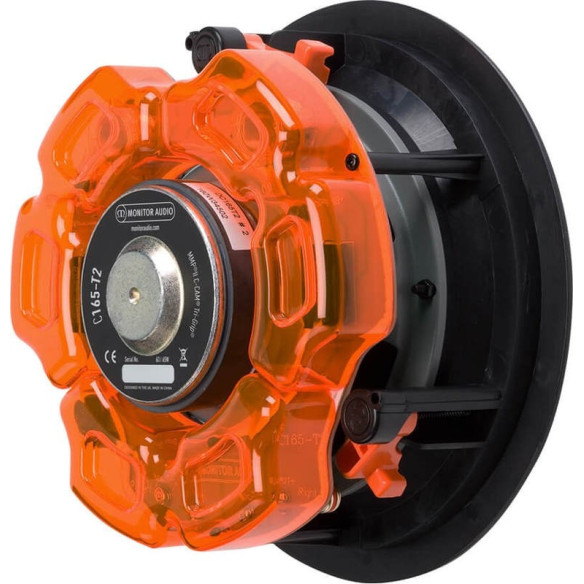 Monitor Audio C165-T2 - Enceinte Encastrable stéréo - Cache Blanc