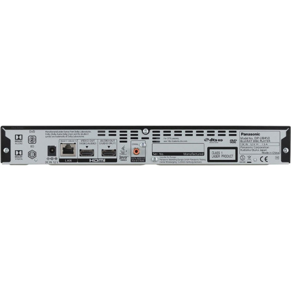 Panasonic DP-UB450 - Lecteur Blu-Ray - Noir