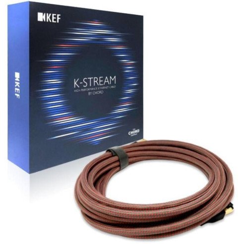 KEF K-Stream - Câble Ethernet - Bleu, Blanc ou Rouge